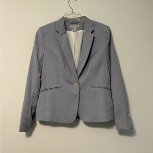 H&M Textured Blue/Gray Blazer